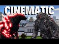 Evolved godzilla vs mechagodzilla cinematic  kaiju arisen