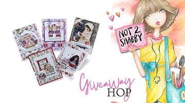 December Inspiration Hop + Giveaway! Not 2 Shabby Cardmaking Ideas
