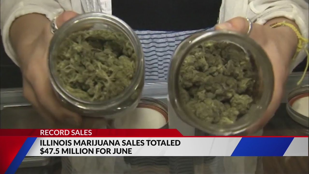 Marijuana sales in Illinois at an all-time high
