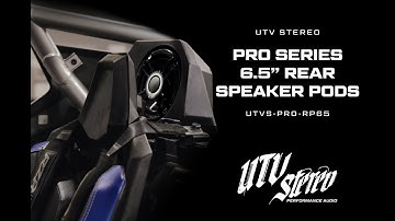 Installing the UTV Stereo Pro Series 6.5" Rear Speaker Pods