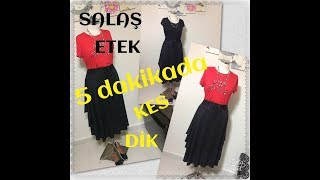 ASİMETRİK ETEK /EASY SKIRT NO PATTERN