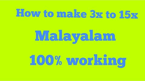 How to make 3x scope to 15x scope