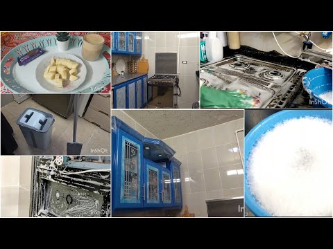 اخر سلسله تنظيفات العيد تنظيف المطبخ نظفت المطبخ ببخاخ الانقاذ ب 5 جنيه بس