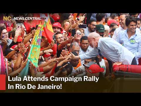 WATCH: Brazil President Lula Attends Campaign Rally Ahead Of General Election In Rio | AC1Z