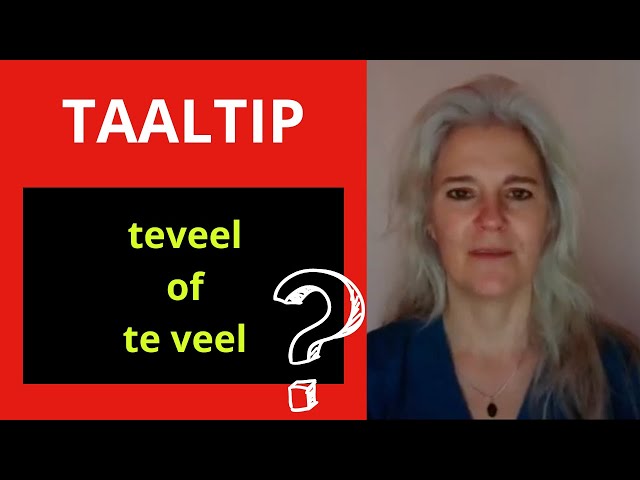 Taaltip: teveel / te veel