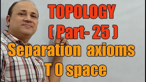 separation axioms  To space topology maths in hindi   Msc net maths by Hd sir