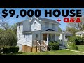 $9,000 HOUSE - 3 YEARS RENOVATING + Q&amp;A // PART 2 of 2