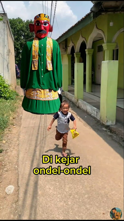 Maher di kejar ondel-ondel #shorts