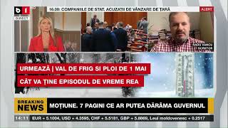 TALK B1 cu Gabriela Mihai. STINGEM LUMINA, vot final marți/ANM, prognoza actualizată pentru 1 mai P3
