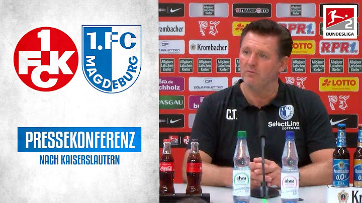 Pressekonferenz nach Kaiserslautern