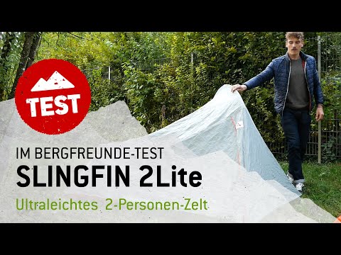 Im Bergfreunde-Test: Das Slingfin 2Lite 2-Personen-Zelt