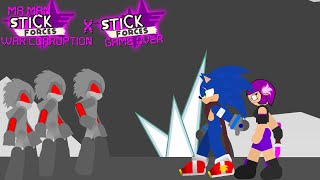 Defeated And Being Stretched Crystal Ma Man Stick Forces 3 Special Episode 44 Game Over