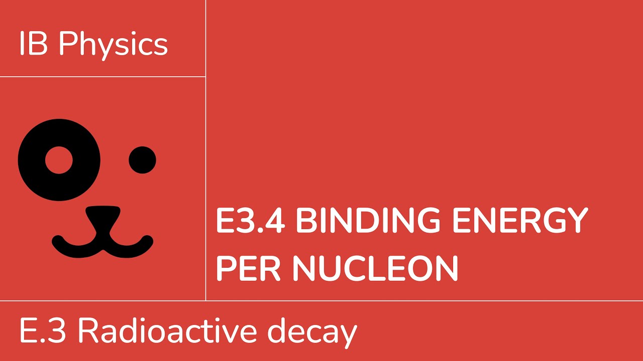 E3.4 Binding energy per nucleon [IB Physics SL/HL]