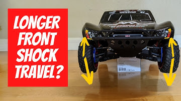 Traxxas Slash 4x4 Rear Shocks on Front Mod