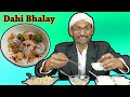 Dr tahir explains local street food dahi bhalle