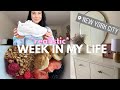 REALISTIC WEEK IN MY LIFE IN NYC! grocery haul, new amazon activewear, target haul, my 9-5 work week