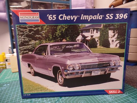 自動車 revell 1/25 1965 impala convertible Revell 1965 Chevrolet Impala SS 409 Convertible build - YouTube