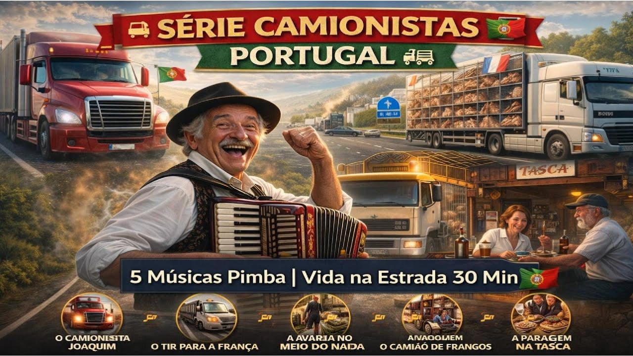 CAMIONISTAS PORTUGAL 🚛 Pimba 2026 | Vida na Estrada • Série Camionistas (30 Min)