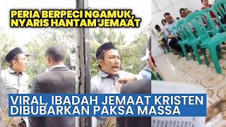 Viral, Ibadah GKPI di Rajeg Tangerang Dibubarkan Paksa Sekelompok Massa