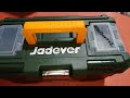 Best Jadever 13 Compact Plastic Tool Box with Organizer | Unboxing Review With Steel Buckle #toolbox