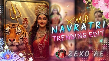 Dhol Baaje 🥁 Navratri Special 2025 | Alight Motion Edit | XML Preset | ZEXO AE 