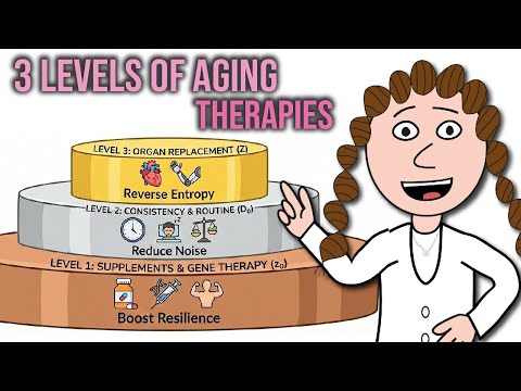 the 3 levels of aging therapeutics