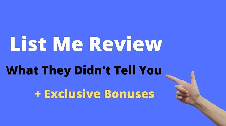 List Me Review - What They Don't Tell You + Exclus...