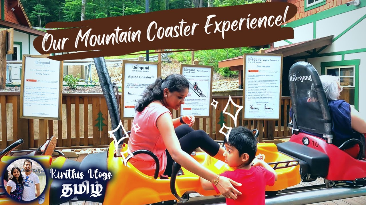 Tamil Vlog on Our 1st Mountain Coaster Experience at Helen
