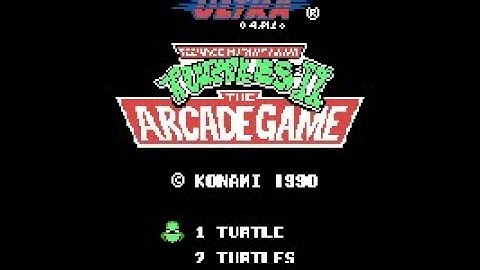Teenage Mutant Ninja Turtles II: The Arcade Game (NES) - Intro