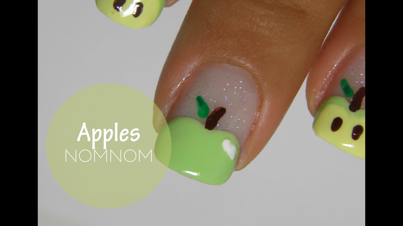 Fruit Apple nails YouTube