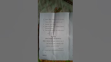 BCA-2022 mathematics 1st semester question paper  #2022 #ccs university \latest