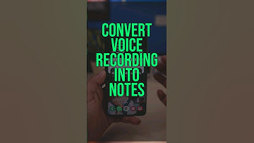 Convert Audio Recording To Text Notes on Android [ English ]