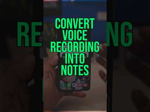 Convert Audio Recording