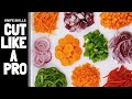 HOW TO CUT VEGETABLES | JULIENNE, DICE, BRUNOISE | KNIFE SKILLS