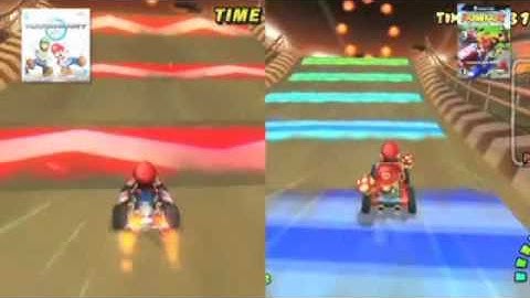 Mario Kart Wii and Mario Kart Double Dash Comparison