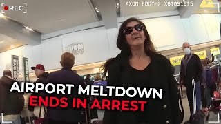 She Missed Her Flight… Then Took It Out on the Cops