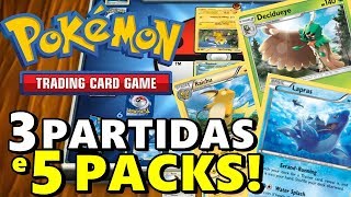 Pokémon TCG Online - 3 PARTIDAS E 5 PACKS!
