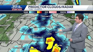 SOUTH CENTRAL PA: Thursday Evening Showers; Windy Tonight & Friday; Seasonable Weekend