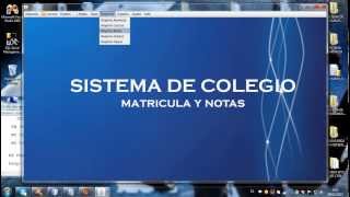 sistema de matricula en netbeans y mysql (version:2.2)