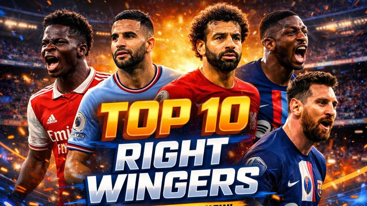 Топ-10 правых нападающих в современном футболе