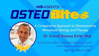 OsteoBites S2 Ep 8: Chand Khanna DVM, PhD, “Comparative Approach To Metastasis:  Biology & Therapy”