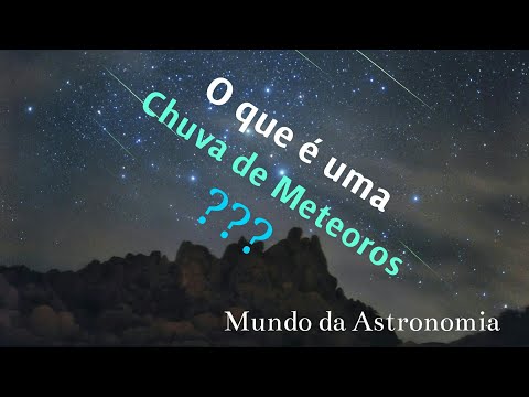 O que é uma Chuva de Meteoros?