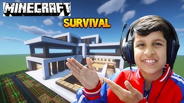 Building my new house in minecraft 😍