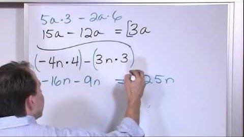 Multiplying Expressions - PreAlgebra Tutor