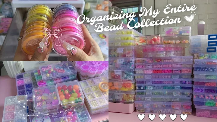 Organizing My Entire Bead Collection✨ Bead Restocking & Organizing 💖