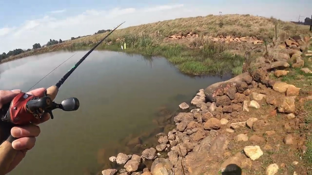 Fishing for bass at a new venue. (I’m not very good at this…)