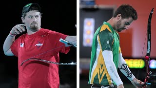ブレイディ・エリソン対テイラー・ワース – 男子リカーブ銅メダル | ニーム2014世界アーチェリー室内選手権 screenshot 1