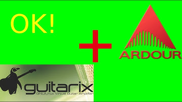 Guitarix configure record arduor - Configurar Guitarix e gravando no Arduor