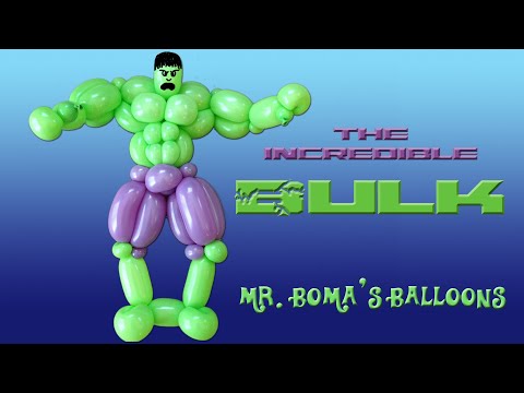 Big Super Hero Tutorial Balloon Animal (Balloon Twisting e Modelagem # 19.1)