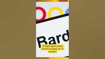 Google opens early access to Bard, its AI chatbot #shorts